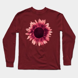 Pink Sunflower Long Sleeve T-Shirt